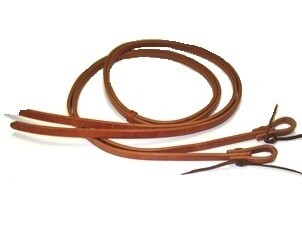 Hermann Oak Harness Leather 8′ Split Reins (Amish Range), Size: 5/8&quot;