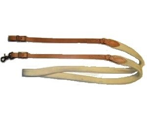 Braided Cotton &amp; Leather Reins - Amish Range