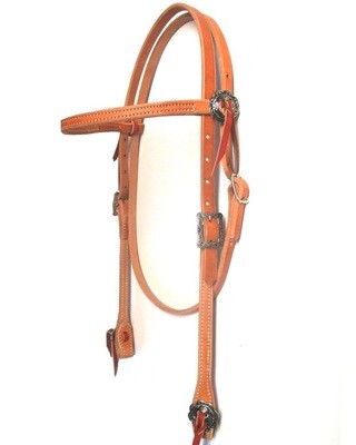 Harness Leather Headstall with JW Hardware (Amish Range)