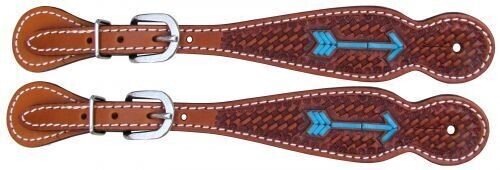 Turquoise Arrow Spur Straps