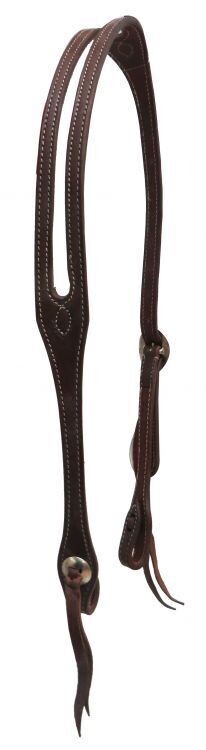 Showman Heavy Oiled Split Ear Headstall