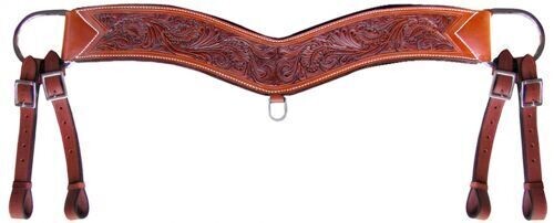 Floral Tooled Tripping Collar Floral Tooled Tripping Collar