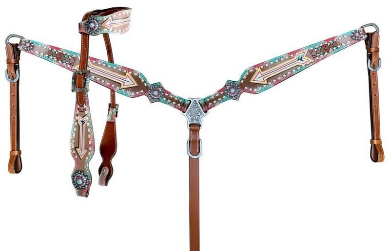Turquoise &amp; Pink Arrow Matching Set