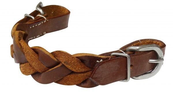 Plaited Leather Curb