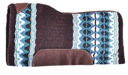 Brown, Teal &amp; Silver Memory Felt Bottom Pad