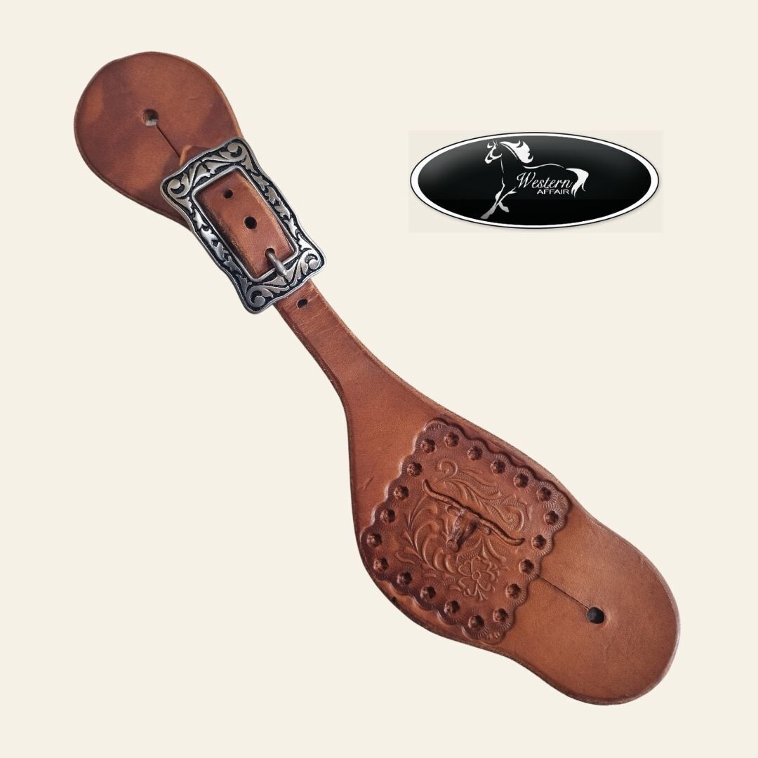 Longhorn Old Timer Spur Straps (Amish Range)
