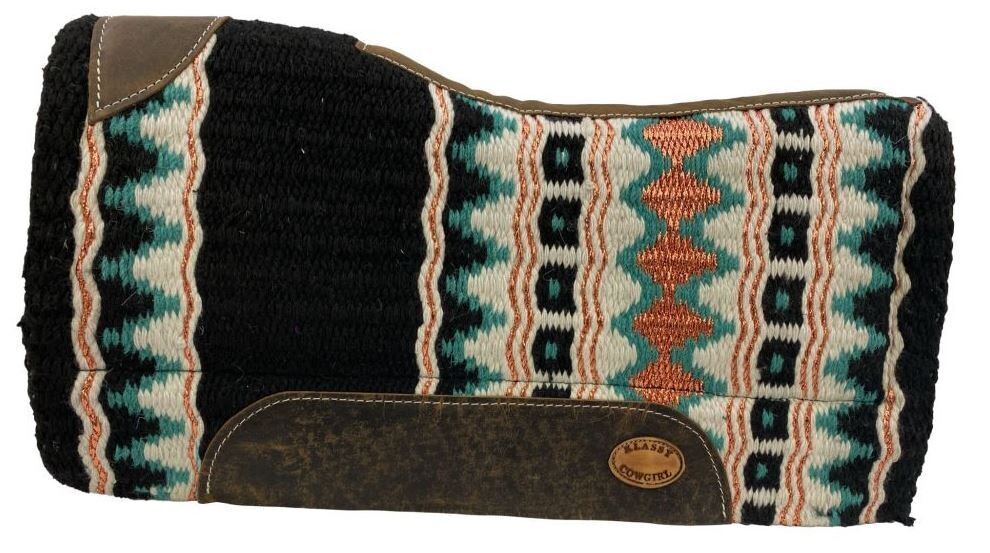 Klassy Cowgirl Metallic Rose &amp; Black Pad