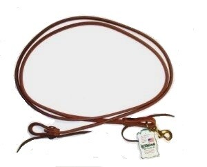 Hermann Oak Leather Roping Reins