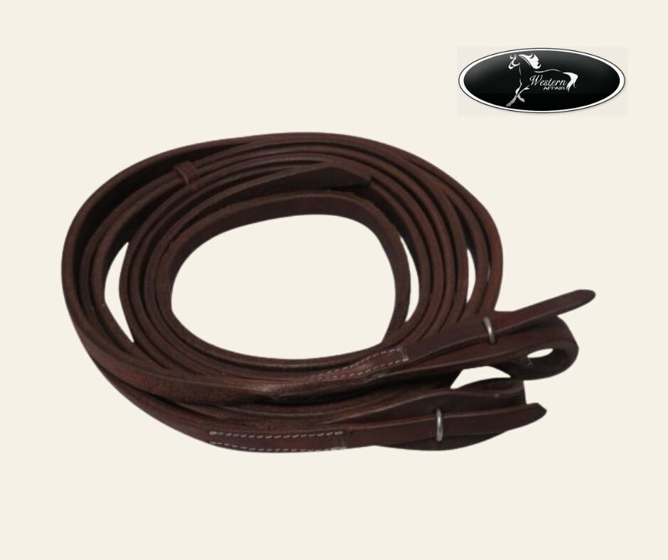 1/2&quot; 8ft Oiled Split Reins - Work Range