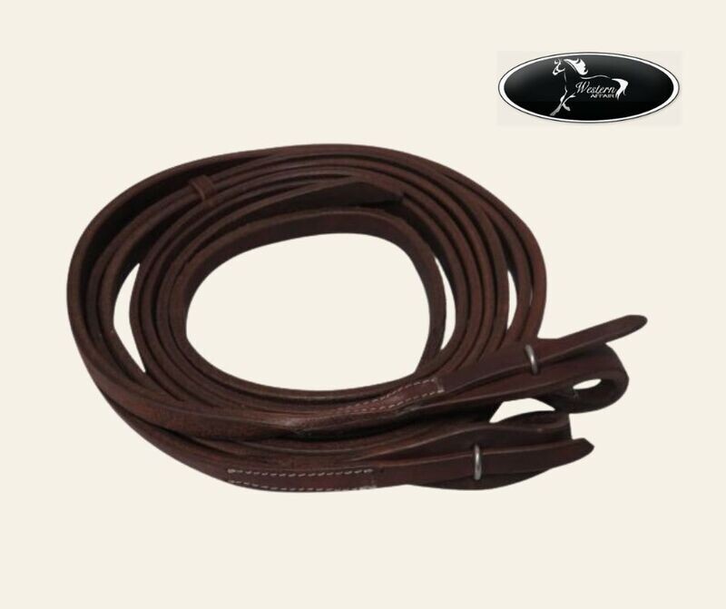 1/2&quot; 8ft Oiled Split Reins - Work Range