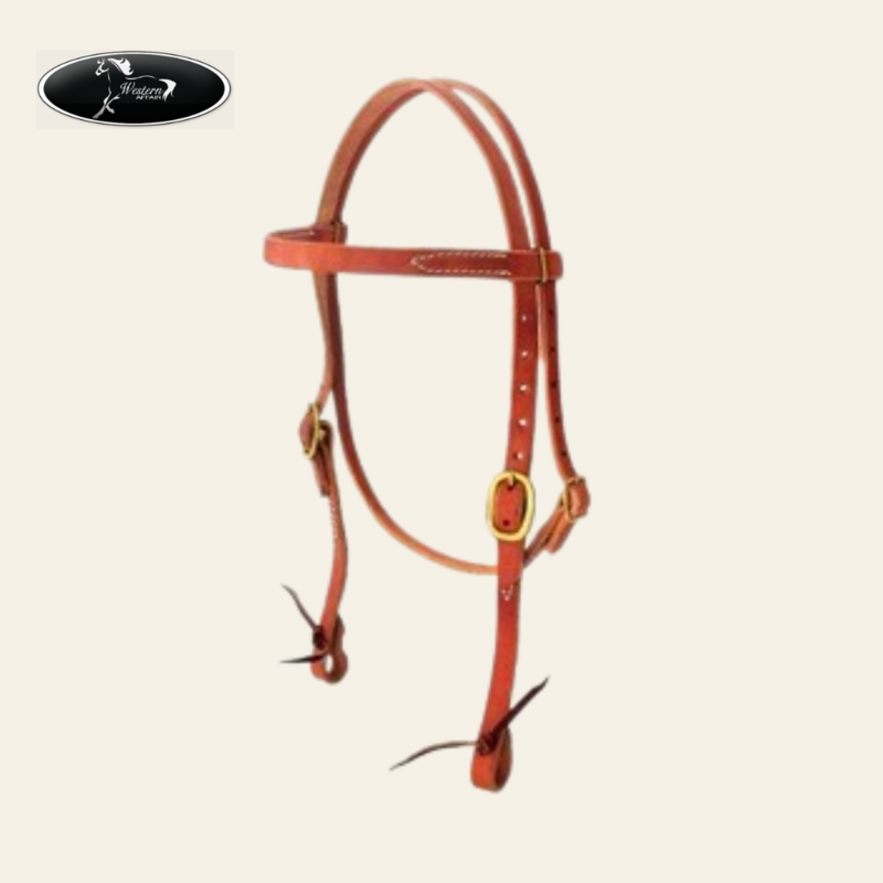 Harness Leather Headstall (Amish Range)