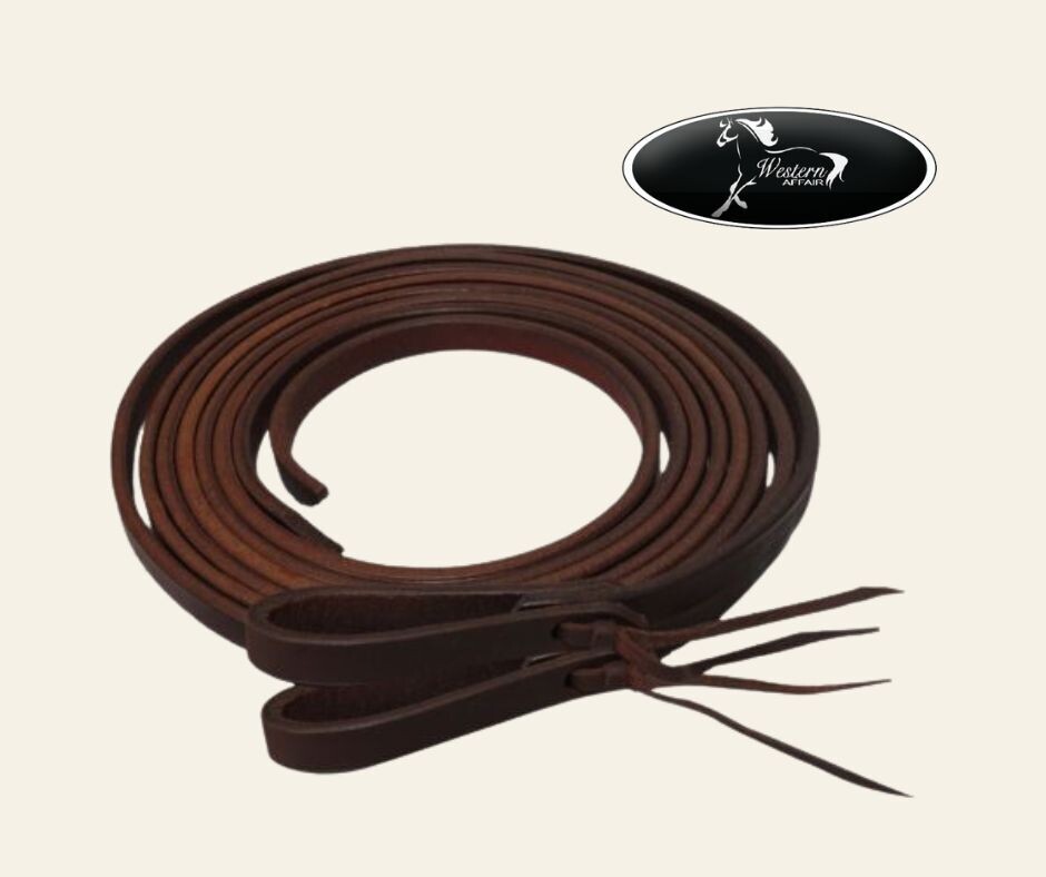 Oiled Harness Leather Split Reins
