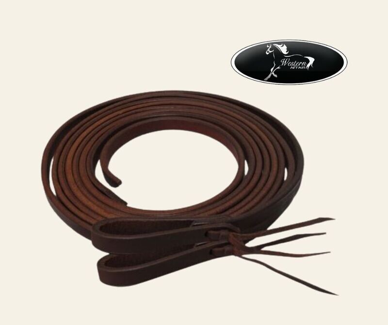Oiled Harness Leather Split Reins