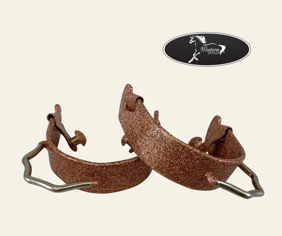 Rose Gold Glittered Bumper Spurs