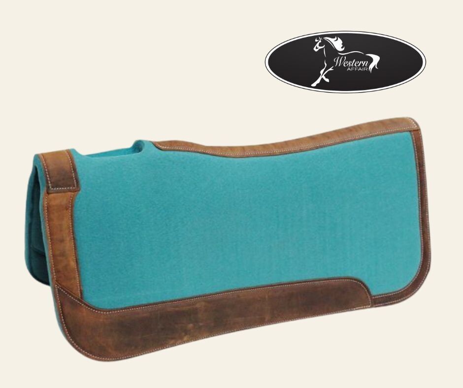 Teal Felt Saddle Pad