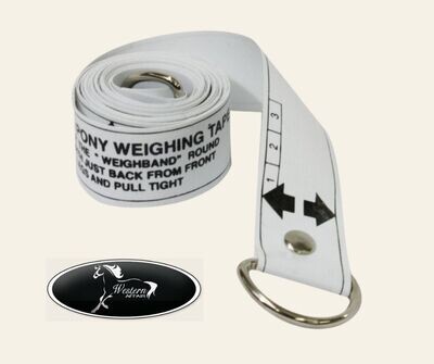 Horse &amp; Pony Height and Weight Tape