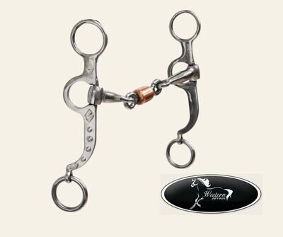 SS Argentine Snaffle with Copper Roller