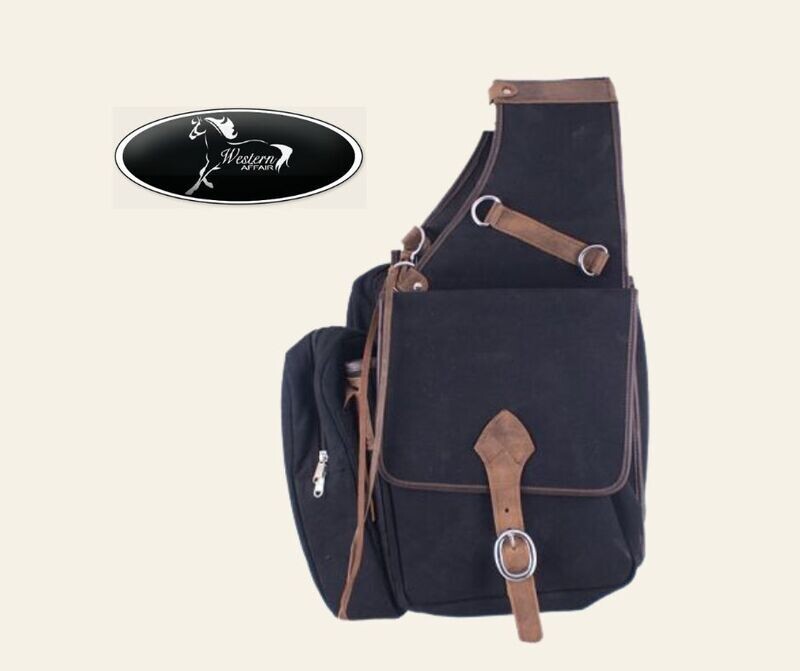 Canvas Deluxe Saddle Bag