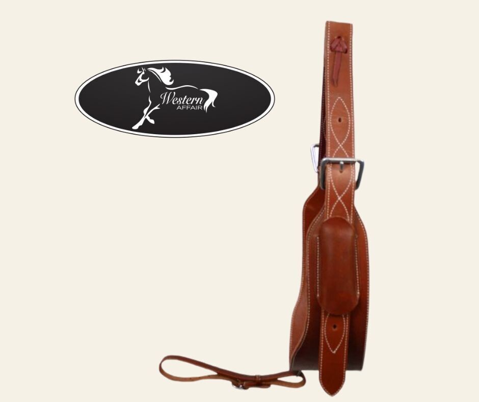 Heavy Duty Leather 5&quot; Wide Rear Cinch Set