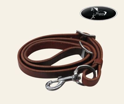 Oiled Harness Leather Tie Down Strap - Work Range