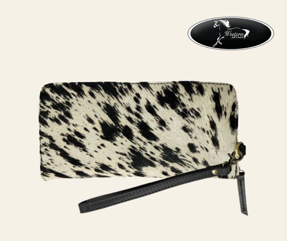 Cowhide Clutch Wallet