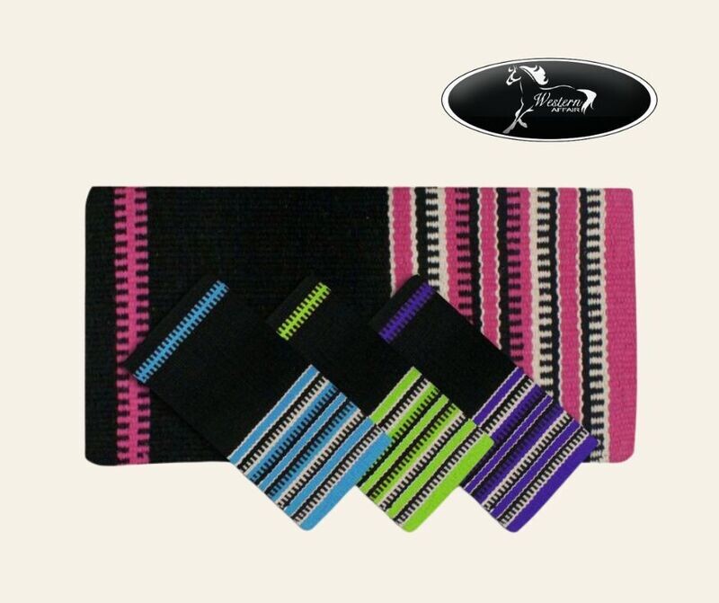 Wool Saddle Blanket with Zipper Design