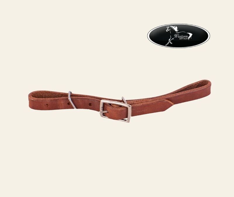 Harness Leather Adjustable Curb Strap