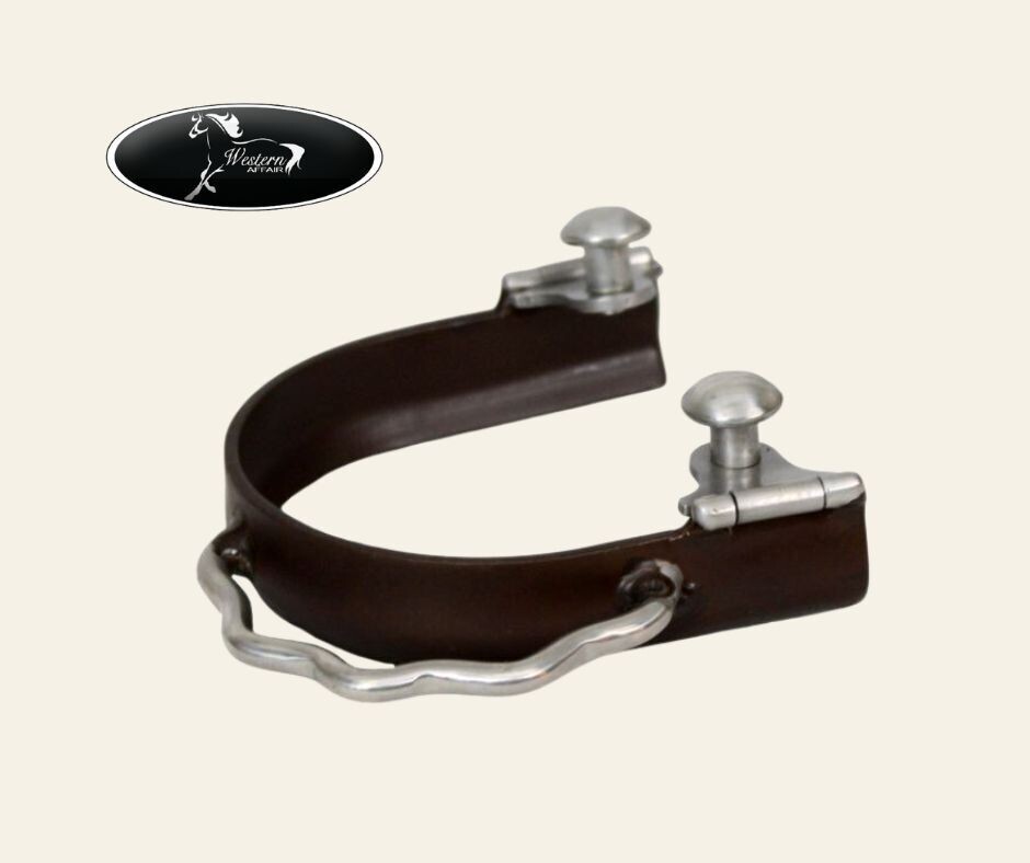 ​Antique Brown Sidewinder Bumper Spurs