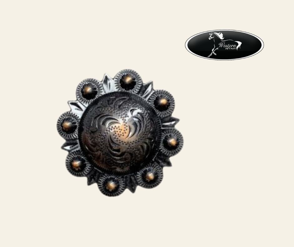 ​Dark Copper Engraved Concho