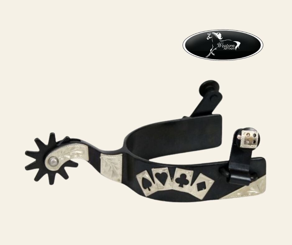 Black &amp; Silver Show Spur with 4 Card Design