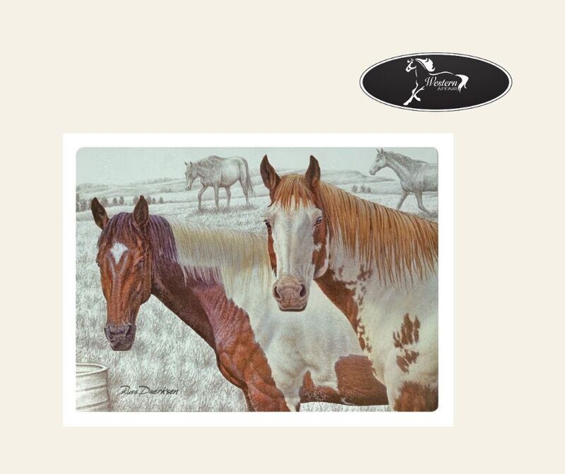Tempered Glass Cutting Board - Home on the Range