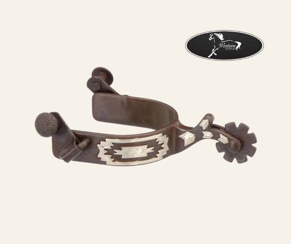 Premium Sweet Iron Spurs with Engraved Silver Accents main image 1