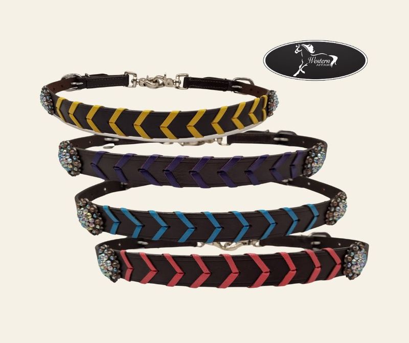Braided Leather Wither Strap