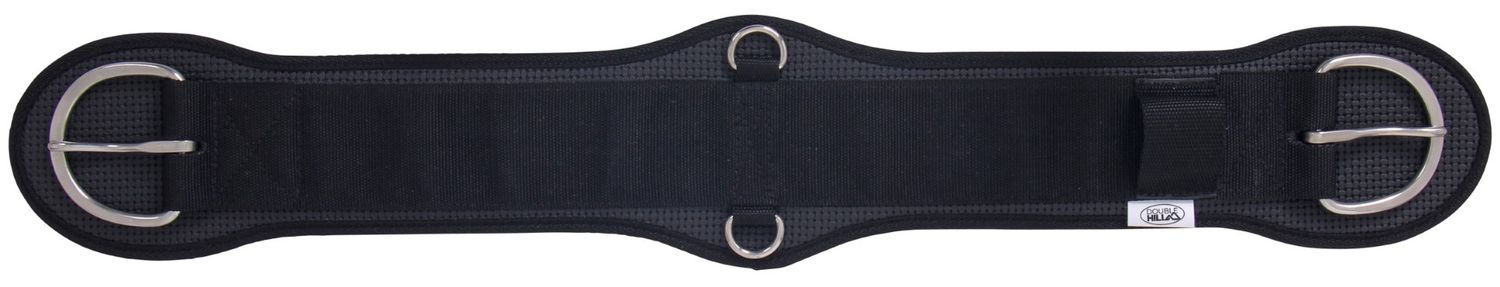 Double Hill Western Comfort Buckle Girth, Colour: Black, Size: 70cm