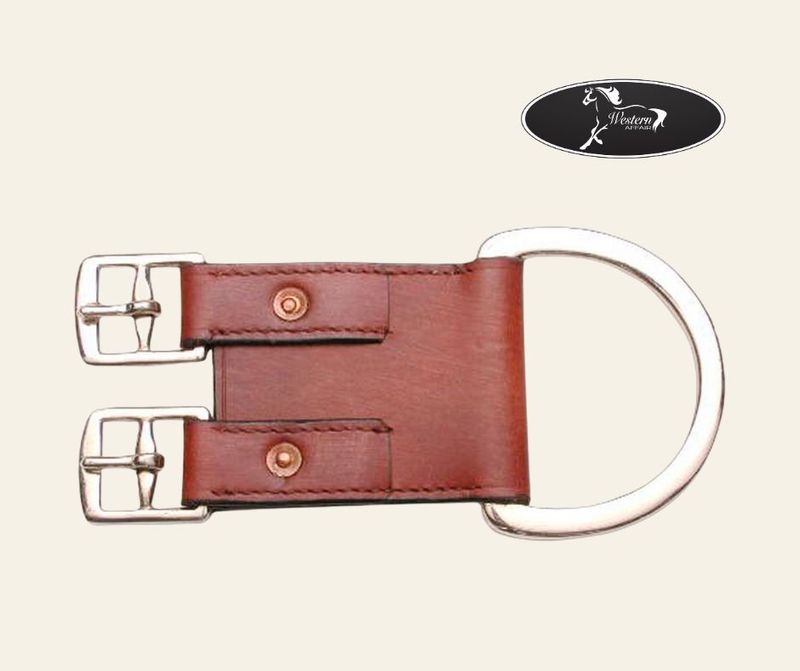 Leather 2-Buckle Western Girth Converter