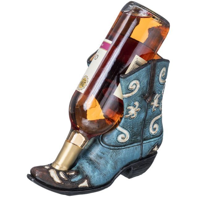 Cowgirl Boot Wine Bottle Holder