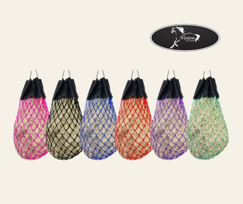 Easy-Fill Hay Net with Drawstring Closure