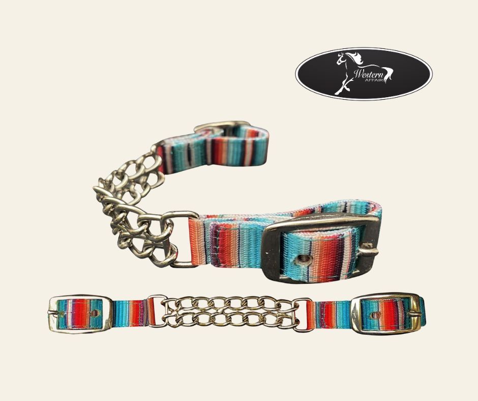 Southwest print nylon curb chain