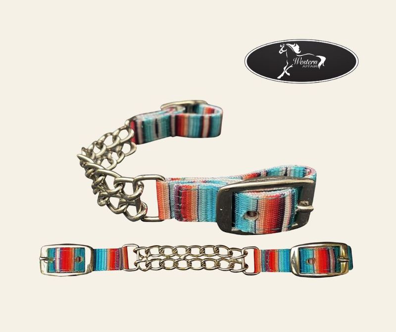 Southwest print nylon curb chain