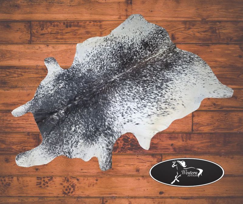 Brown &amp; White Salt &amp; Pepper Cowhide
