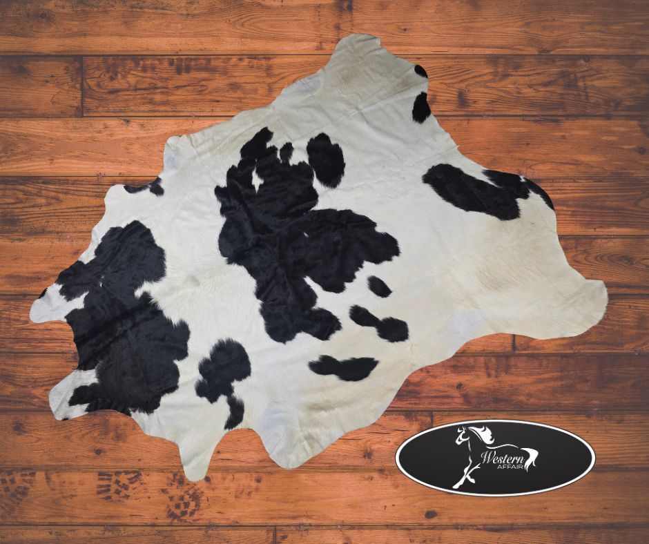Black &amp; White Cowhide 3
