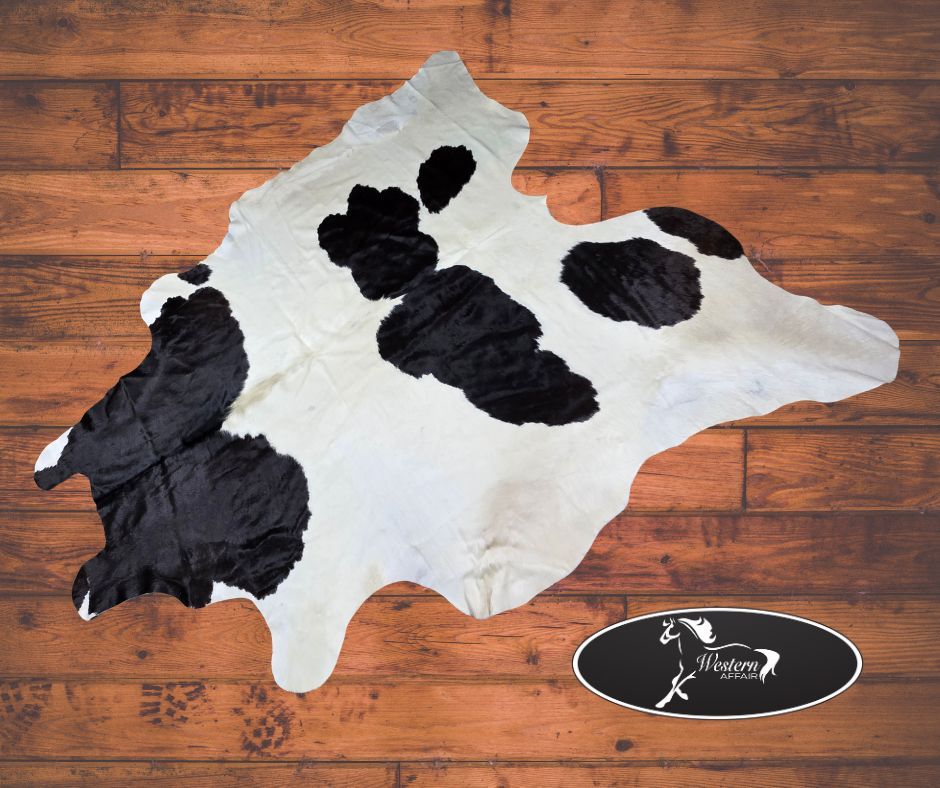 Black &amp; White Cowhide 6