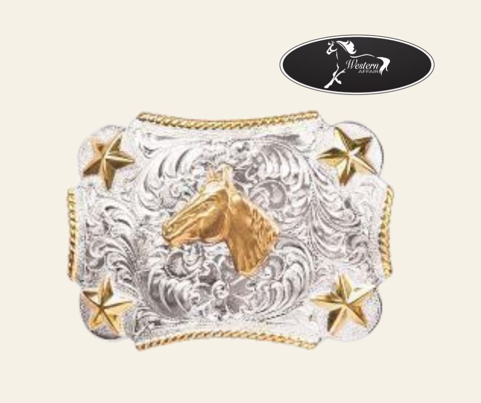 Nocona Boys Horsehead Motif Buckle Nocona Boys Horsehead Motif Buckle