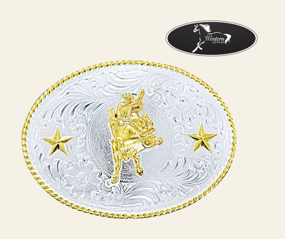Nocona Men&#39;s Bull Rider Buckle