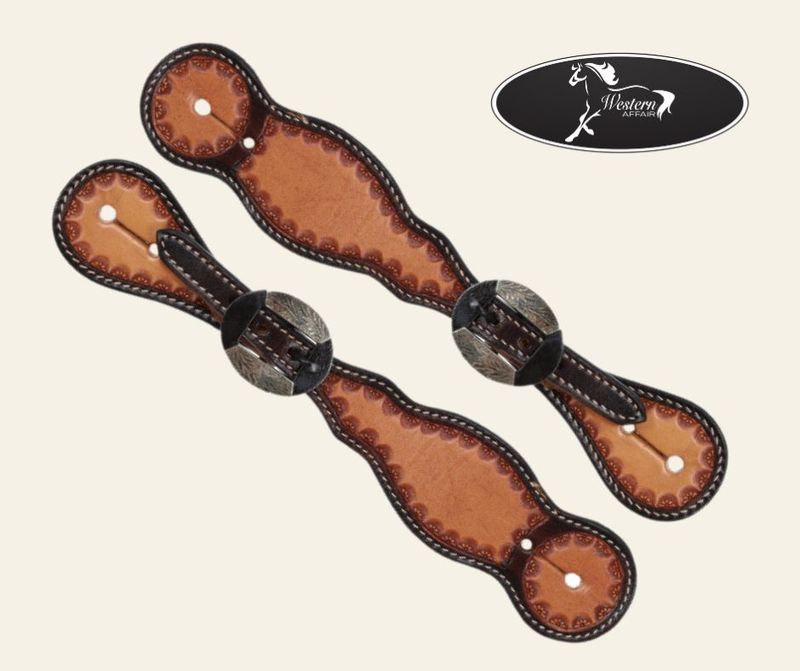 Argentina Cow Leather Rough Rider Spur Strap Argentina Cow Leather Rough Rider Spur Strap