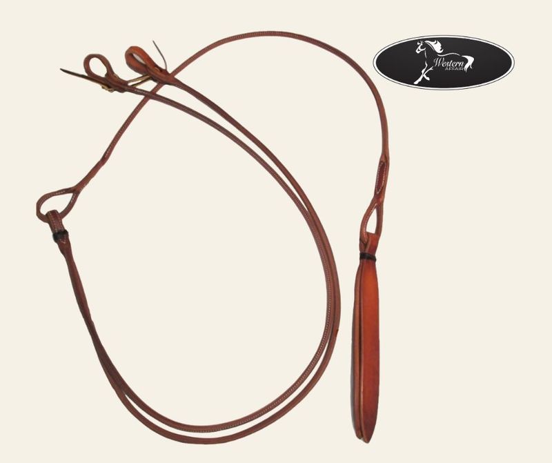7ft Leather Romal Reins - Amish Made 7ft Leather Romal Reins - Amish Made
