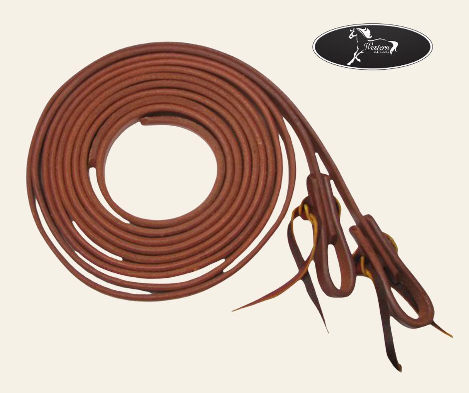 5/8" x 8ft Oiled Split Reins 5/8" x 8ft Oiled Split Reins