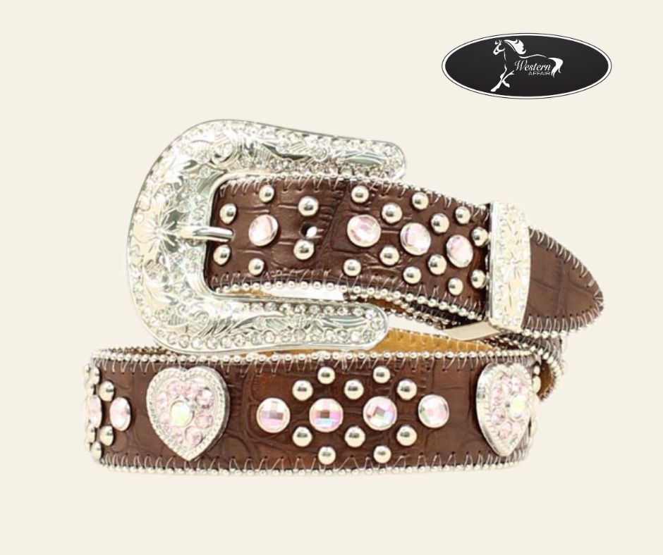 Nocona Girls Fashion Heart Belt Nocona Girls Fashion Heart Belt