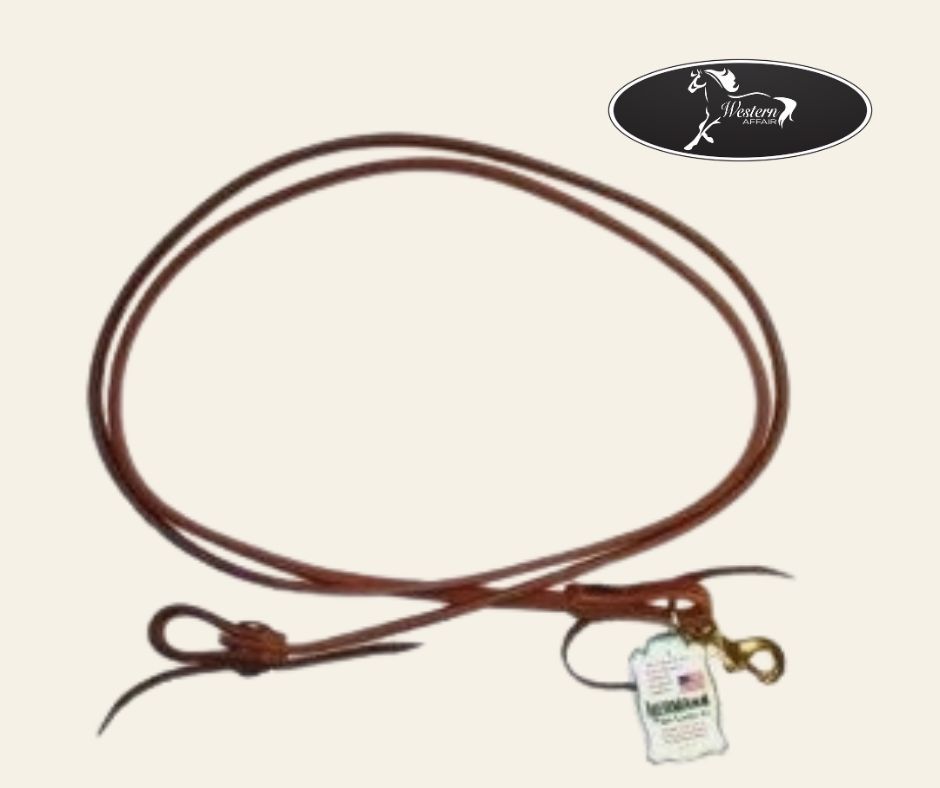 Hermann Oak Leather Roping Reins