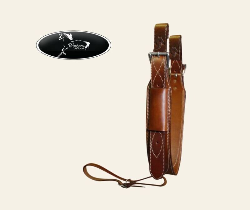Heavy Duty Leather 3" Wide Back Rigging